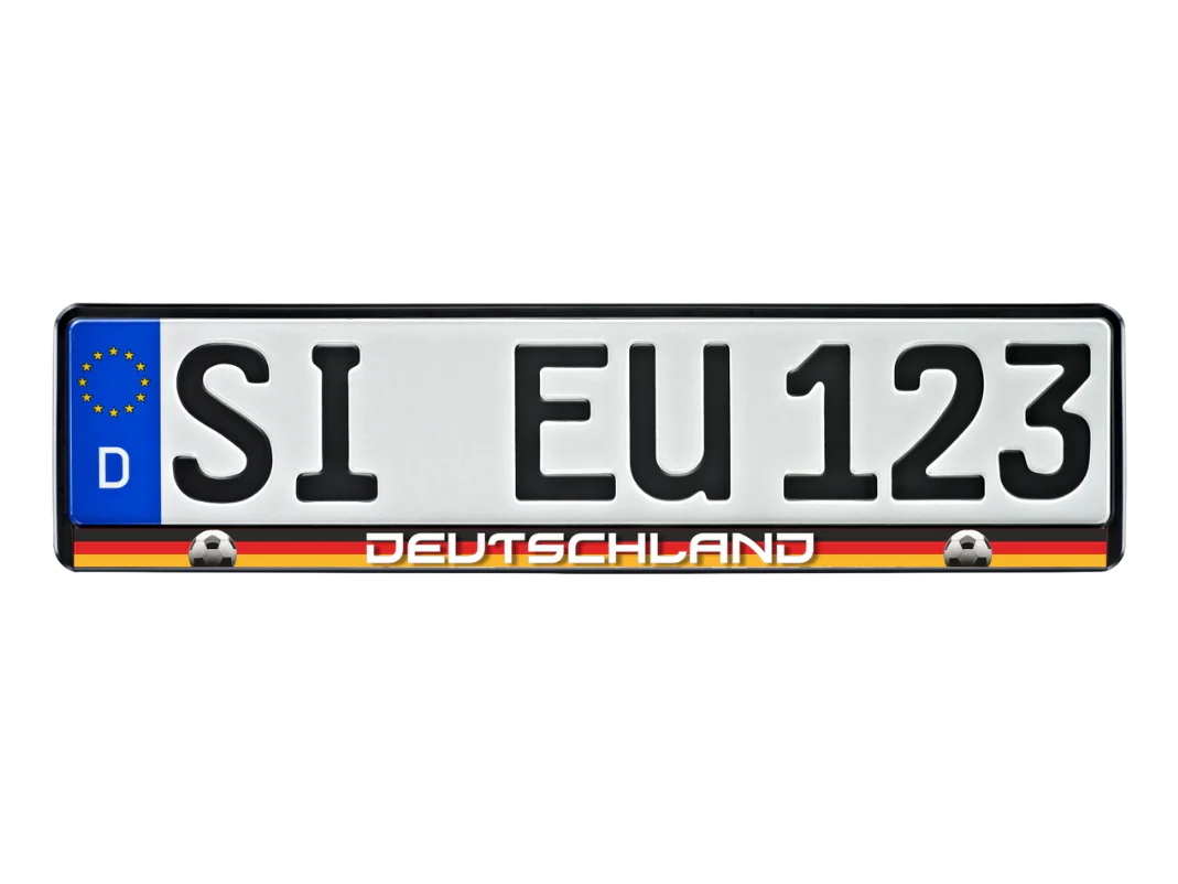 Fußball Kennzeichenhalter Deutschland 520x110 mm - Image 2