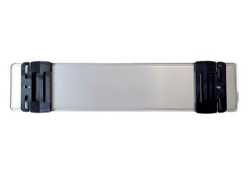 Kennzeichenhalter SimpleFix Schwarz - für 2 Kennzeichen - inkl. Schrauben - Image 5