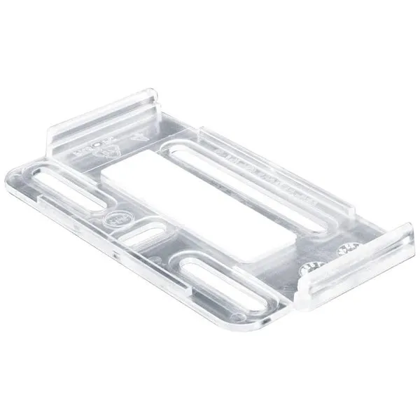 Kennzeichenhalter SimpleFix Transparent - für 2 Kennzeichen - inkl. Schrauben - Image 3