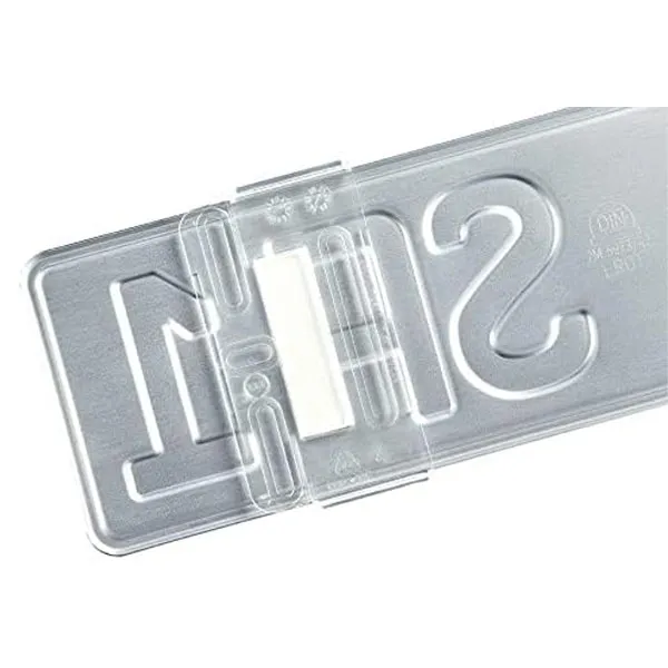 Kennzeichenhalter SimpleFix Transparent - für 2 Kennzeichen - inkl. Schrauben - Image 6